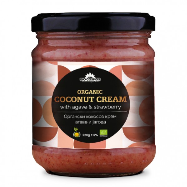coconut-cream-with-agave-strawberry